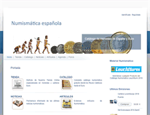 Tablet Screenshot of catalogodemonedas.es